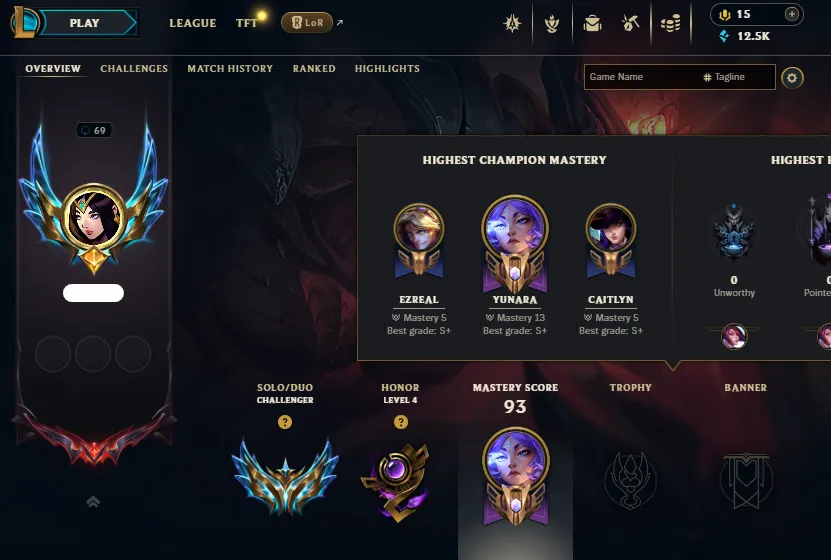 HUGE SALE!🔥Challenger 1000+LP 67%WR Handleveled🏆Grandmaster Rewards⭐Name Changeable✅Lifetime Ownership Guarantee - Never Taken Back